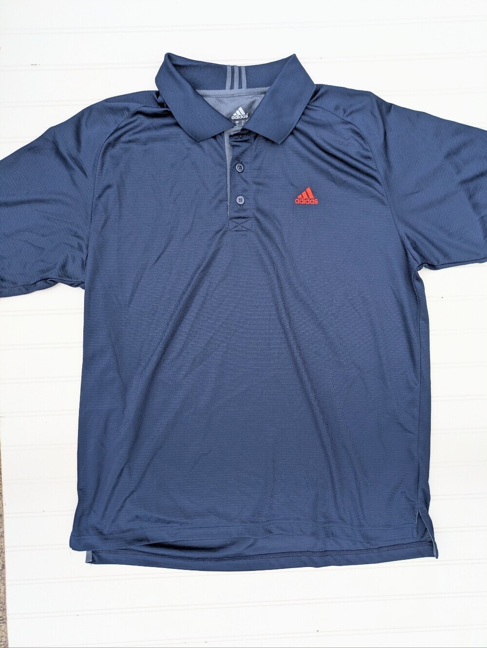 Adidas Navy Climalite Polo
